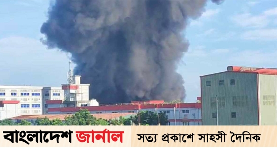 Fire in RFL factory in Narsingdi riots