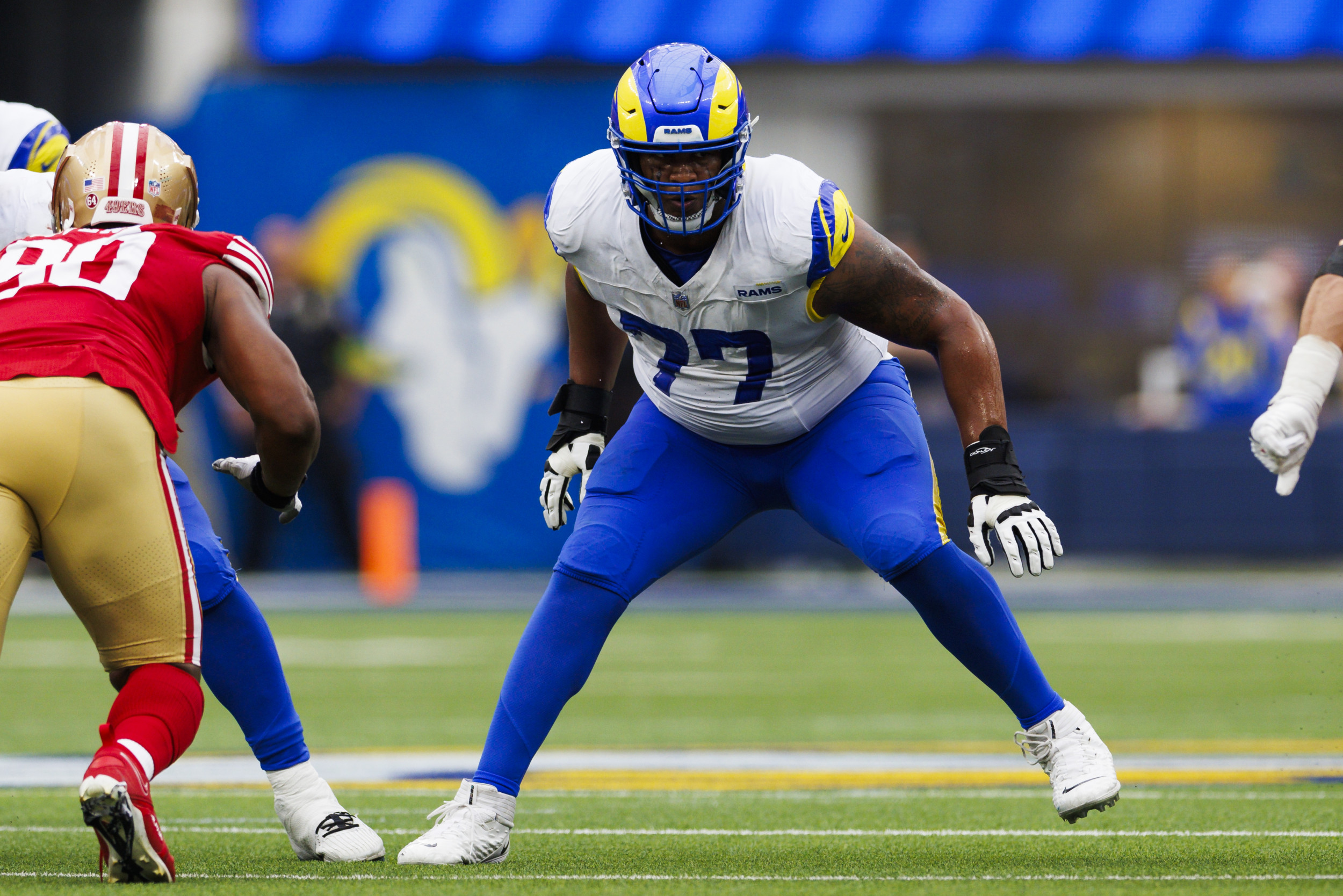 Rams Starting LT Alaric Jackson Suspended for First 2 Games of 2024 Season