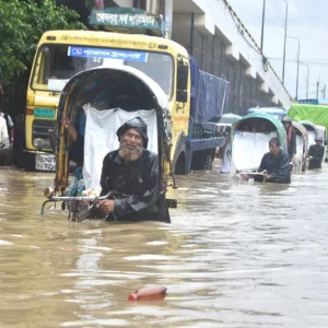 3 upazilas of Chittagong flooded, millions of people trapped in water