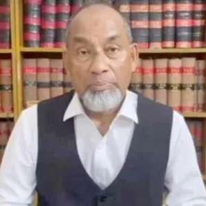 Protest by pro-BNP lawyers demanding the cancellation of the appointment of the newly appointed PP Samaj