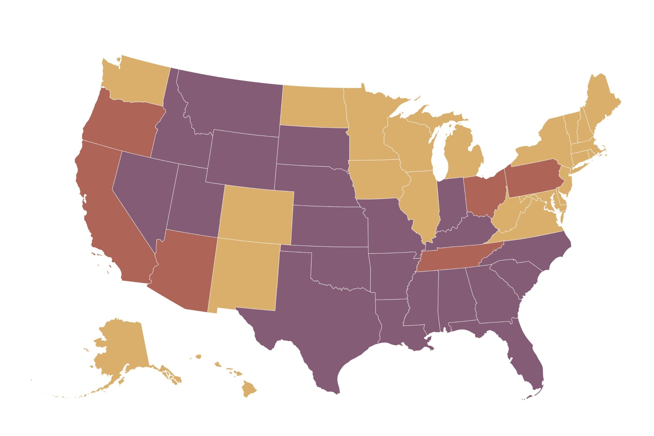 Map Shows Which States Have the Death Penalty