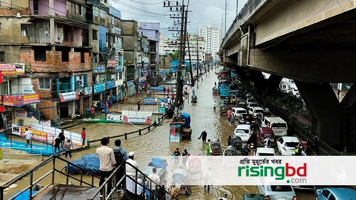 Flooding in Chittagong due to continuous rain, public suffering is extreme