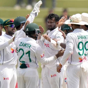 Bangladesh need 30 runs to complete the 23-year wait
