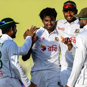 Bangladesh-Pakistan Test, including Ronaldo's match, which is on TV