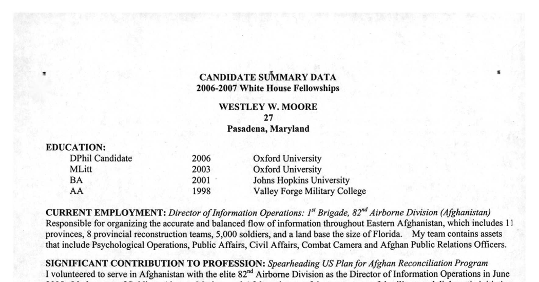 Read the 2006 application – The New York Times