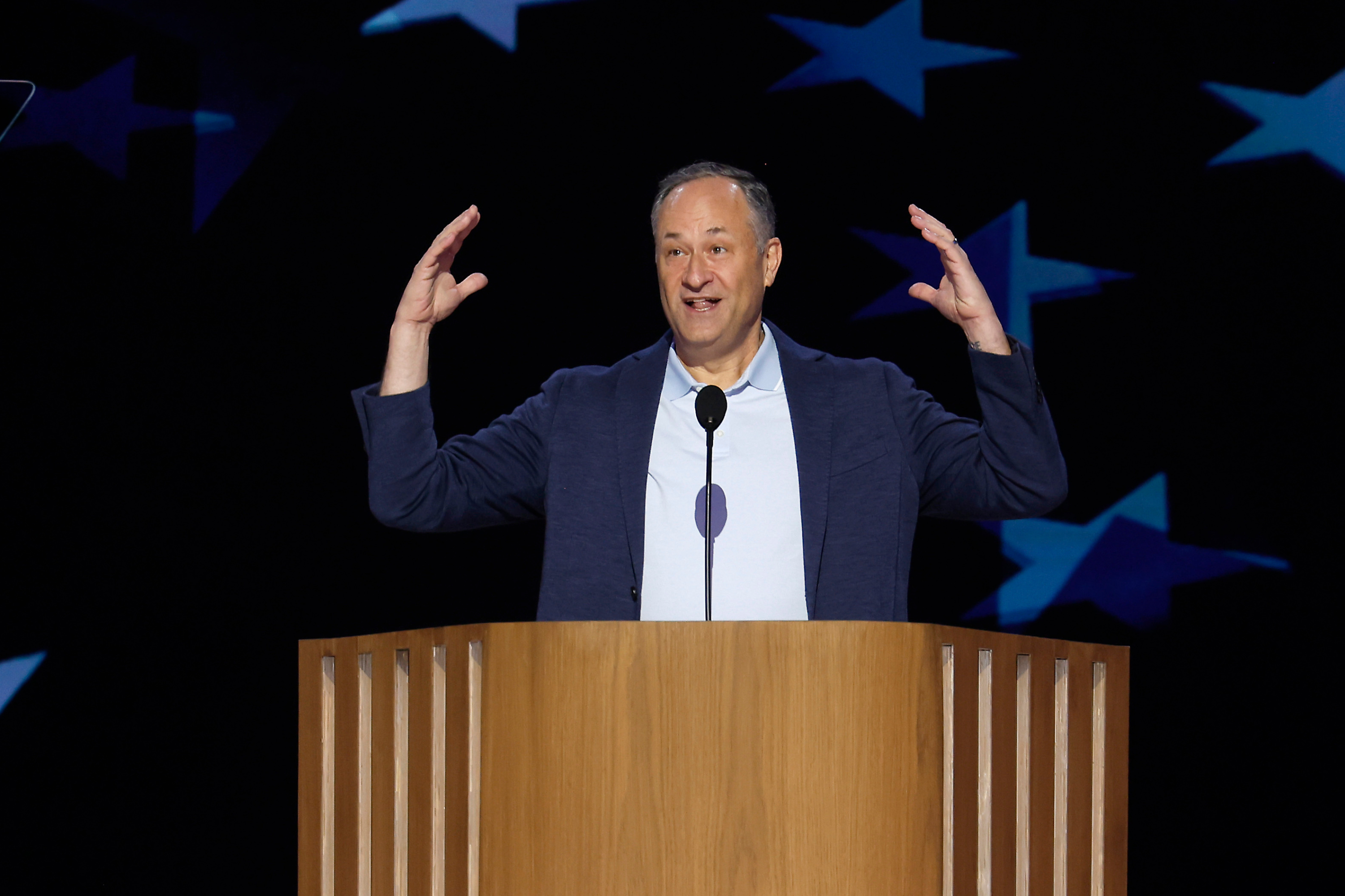 Doug Emhoff Video With Daughter Sparks Conservative Backlash