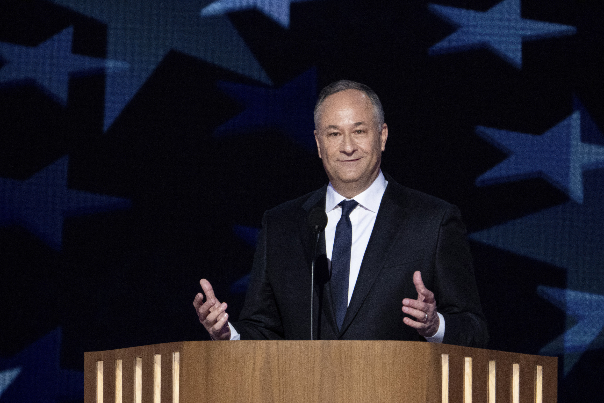 Doug Emhoff Shares Relatable Story of Life, Love with VP Kamala Harris