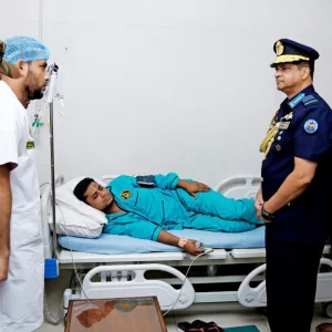Head of Air Force at CMH to see coordinator Hasnat