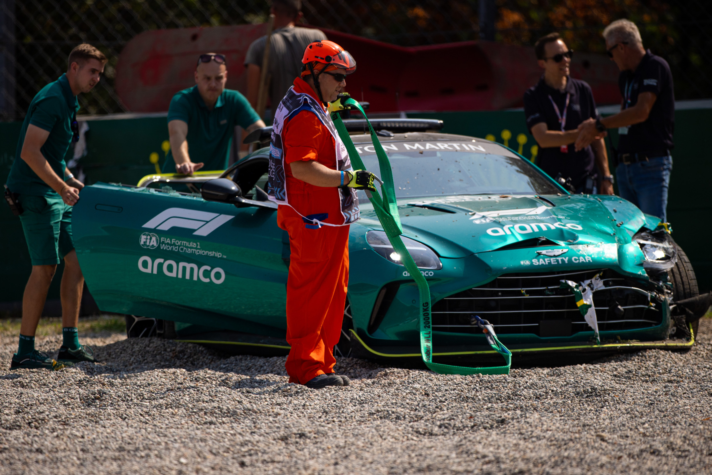WATCH: F1 Sees Weirdest Crash Ahead Of Italian Grand Prix