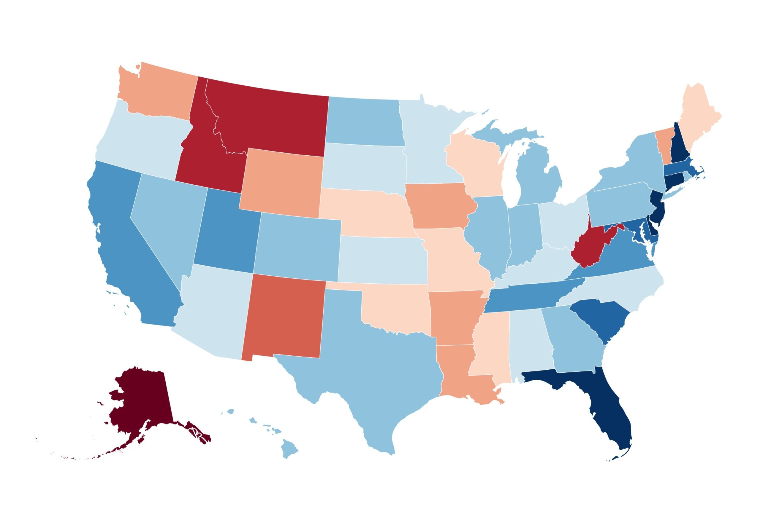 Map Shows States With the Fastest Internet Speeds