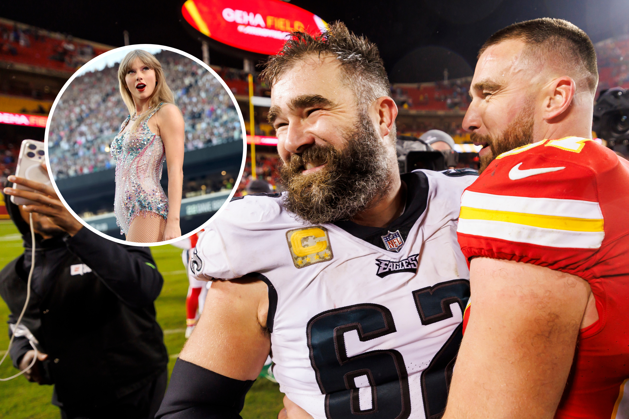 Jason Kelce’s Taylor Swift Reference to Travis Takes Off Online
