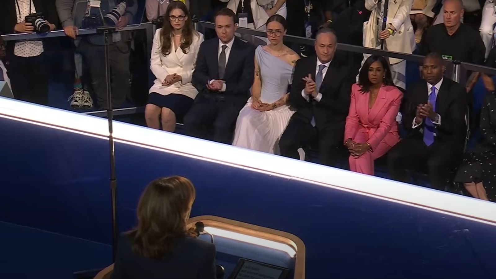 Kamala Harris’ Family Members Don’t Clap Her ‘Most Lethal’ Military Remarks