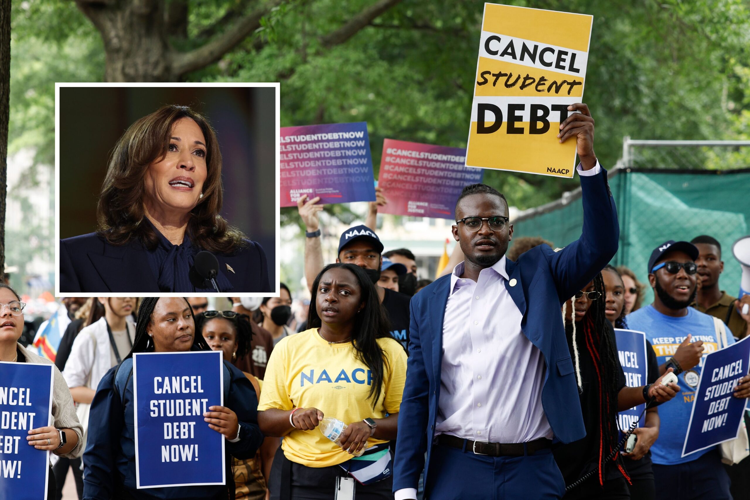 Kamala Harris Vows to ‘Defend’ Student Loan Plan After Supreme Court Blow