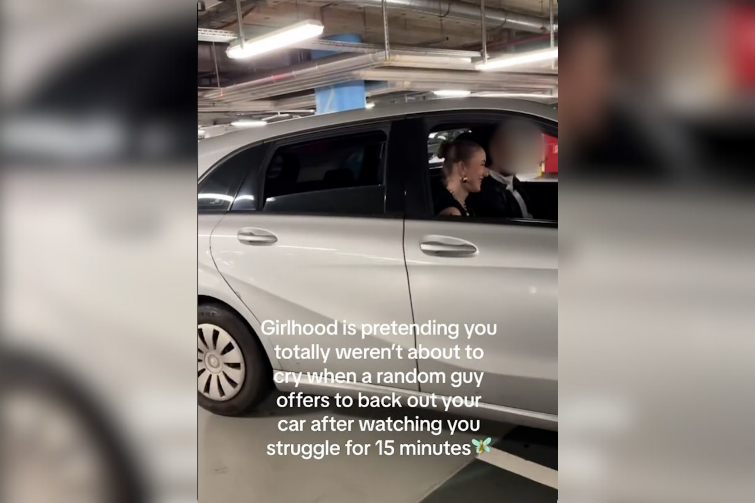 Woman ‘About to Cry’ After Struggling to Reverse Car, Then a Man Walks Over