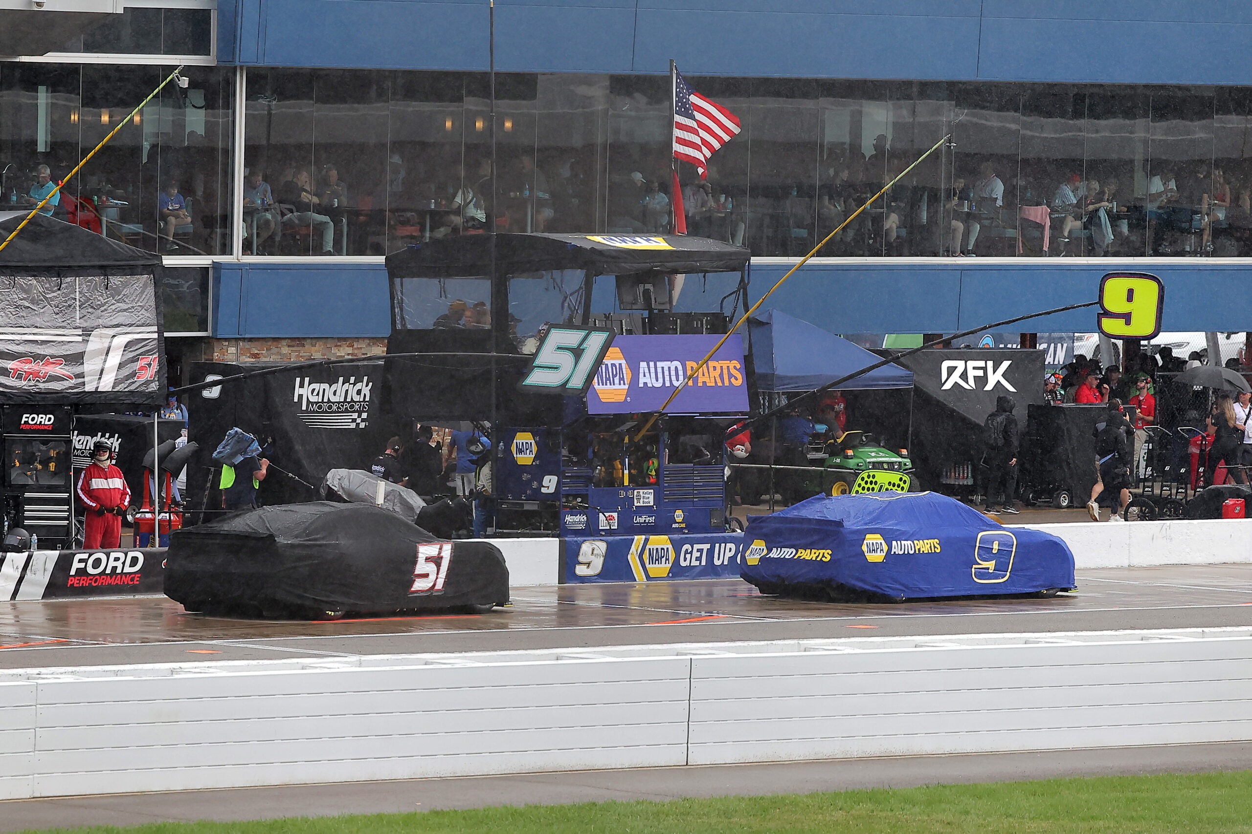 NASCAR Cup Series FireKeepers Casino 400 At Michigan International Speedway Postponed