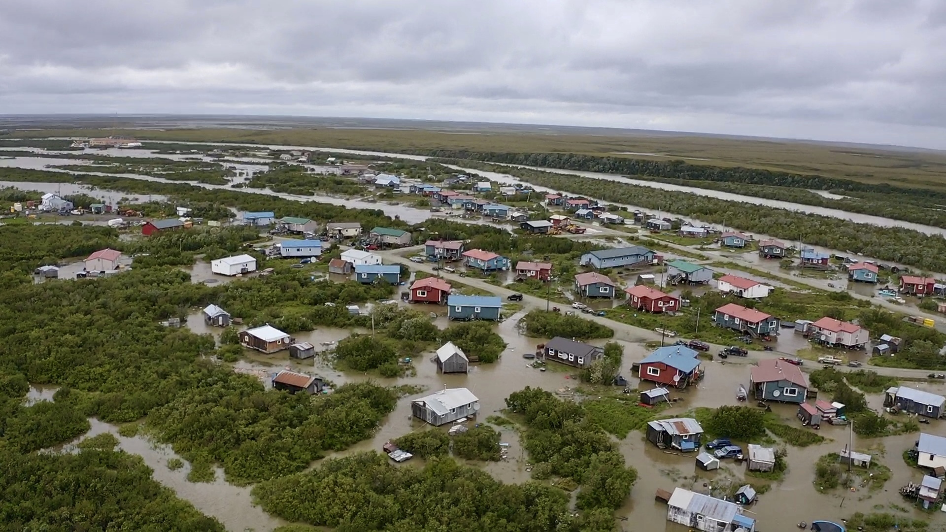 Images Reveal Alaskan Village Battered by Post-Storm Floods