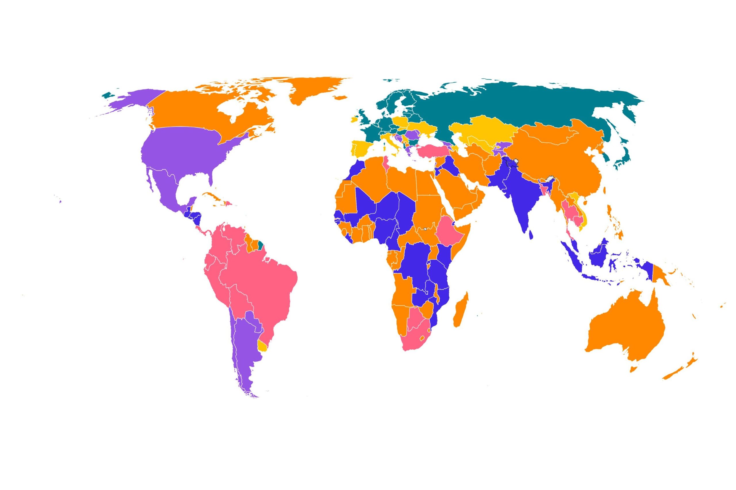 Map Shows Most Religious Countries in the World