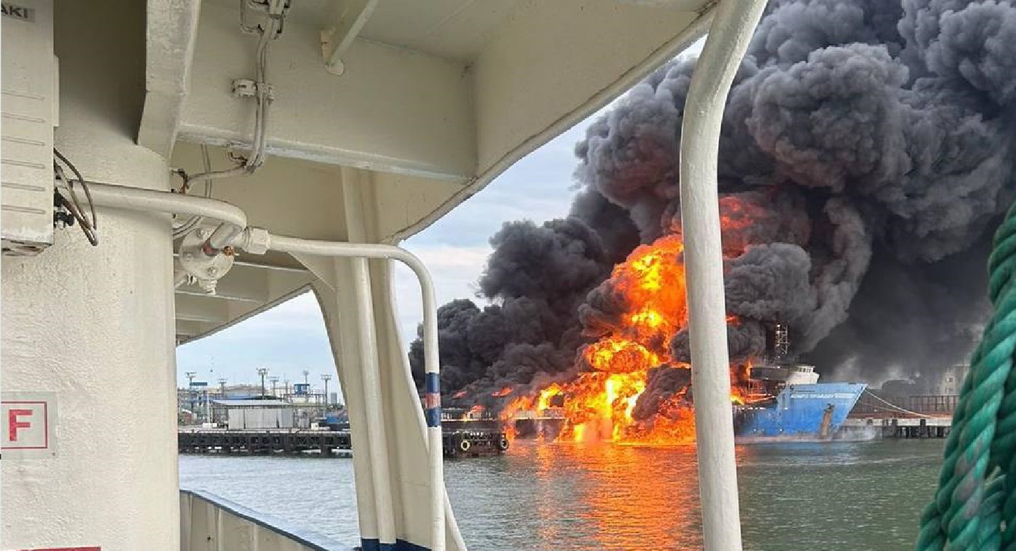 Huge Russian Black Sea Cargo Ship Sinks after Ukraine Missile Strike: Video