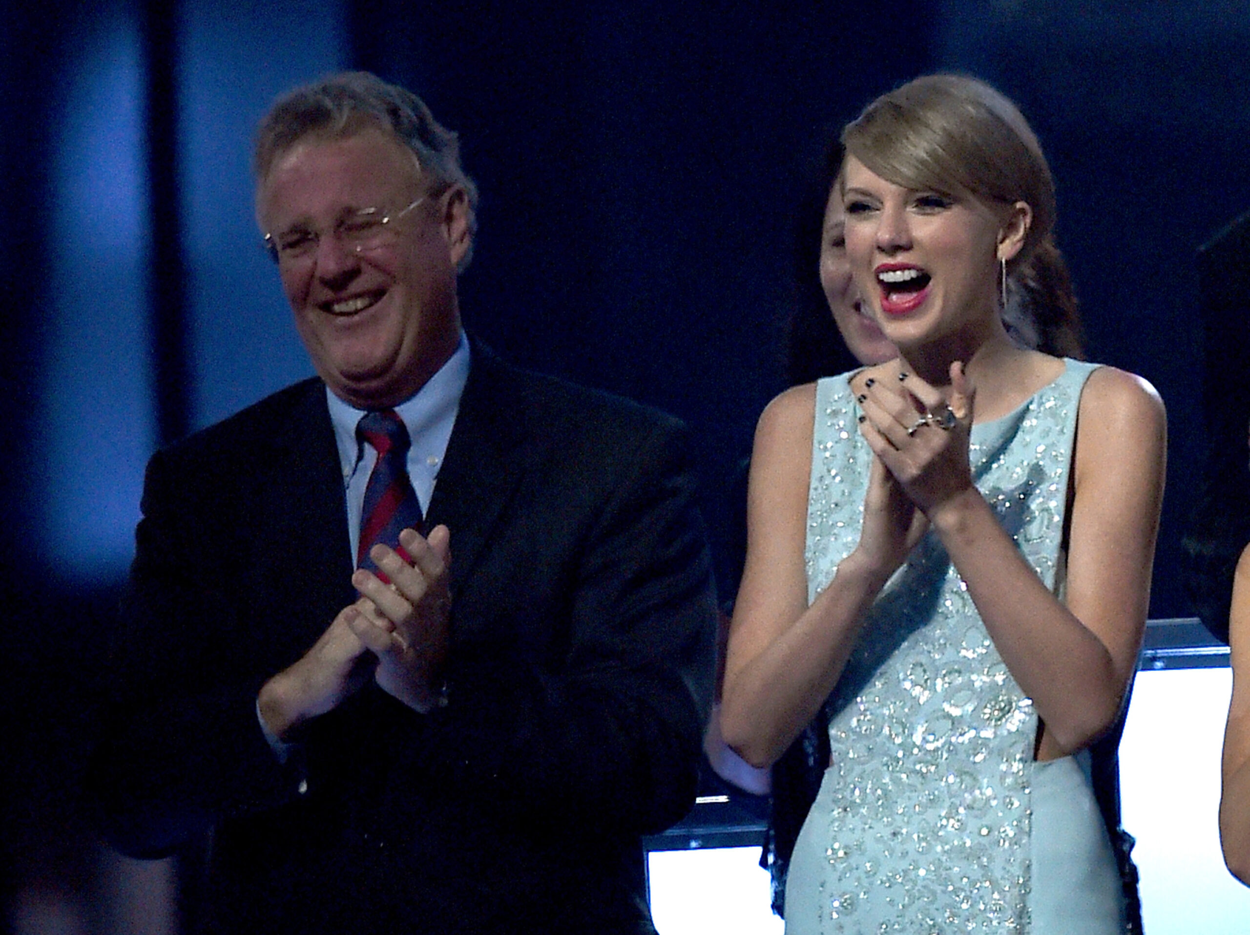 Taylor Swift’s Dad’s Reaction to Her Concert Shoutout Goes Viral