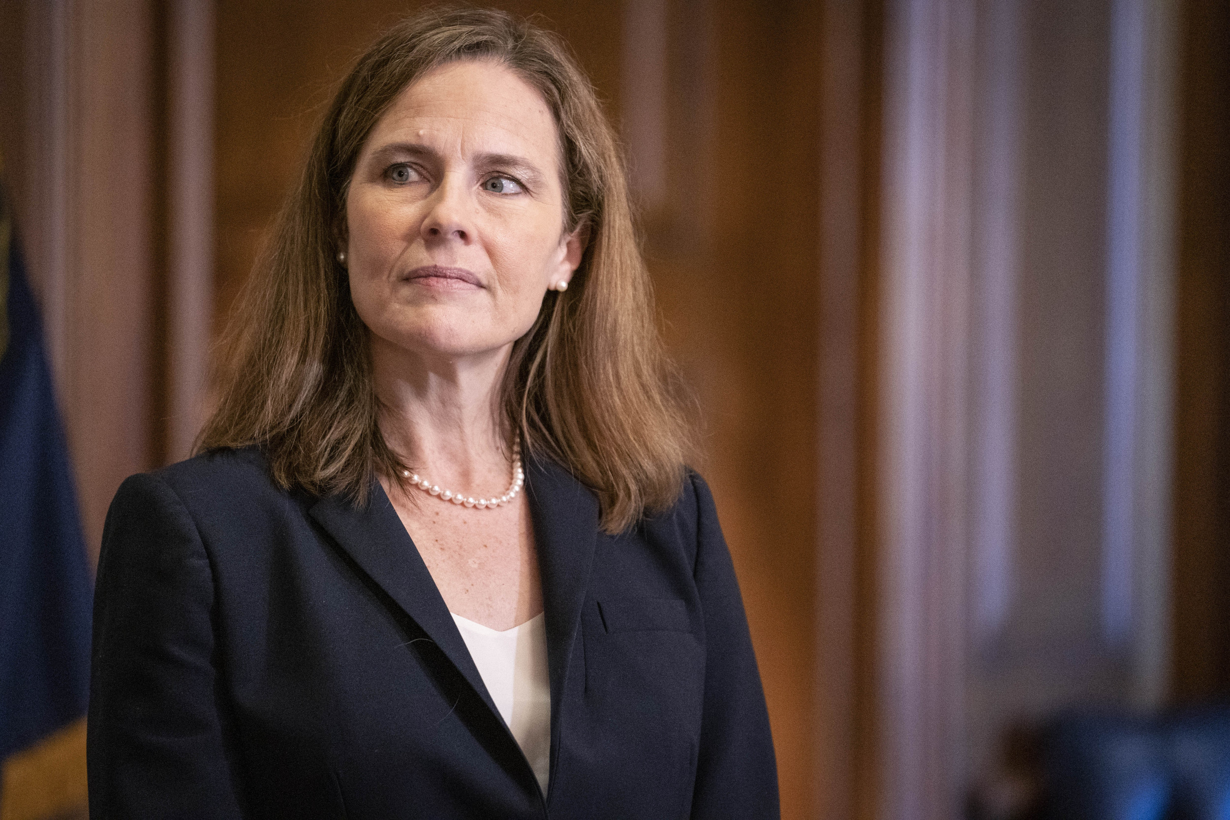 Amy Coney Barrett Breaks With Supreme Court Over Granting Republicans’ Wish