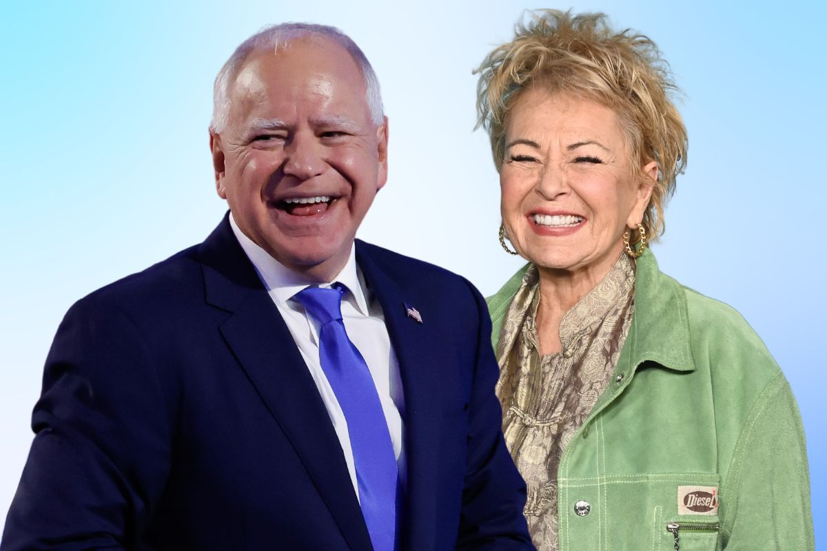Roseanne Barr’s Reaction to Tim Walz Photo Takes Off Online