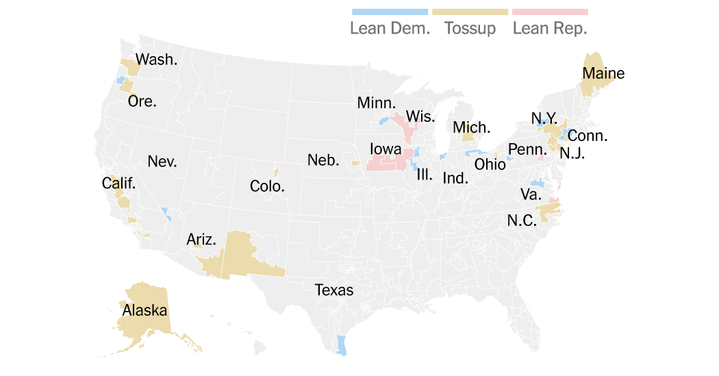 Tracking the House’s Most Competitive Races