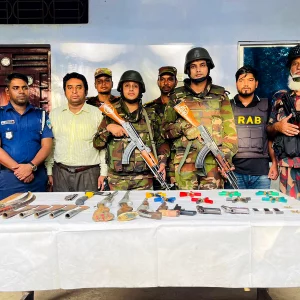 8 arrested in Cox's Bazar raid, weapons recovered