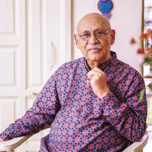 Abul Hayat on his 80th birthday