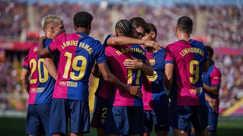 Barcelona scored 7 goals against Valladolid