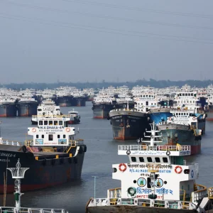 Clash of 2 foreign ships in Chittagong port