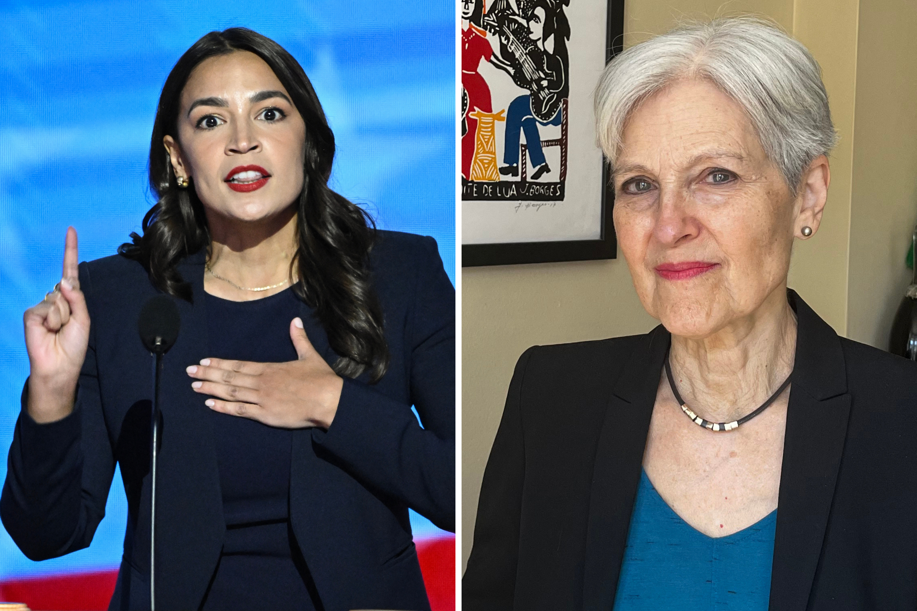 Alexandria Ocasio-Cortez Lashes Out at ‘Predatory’ Jill Stein