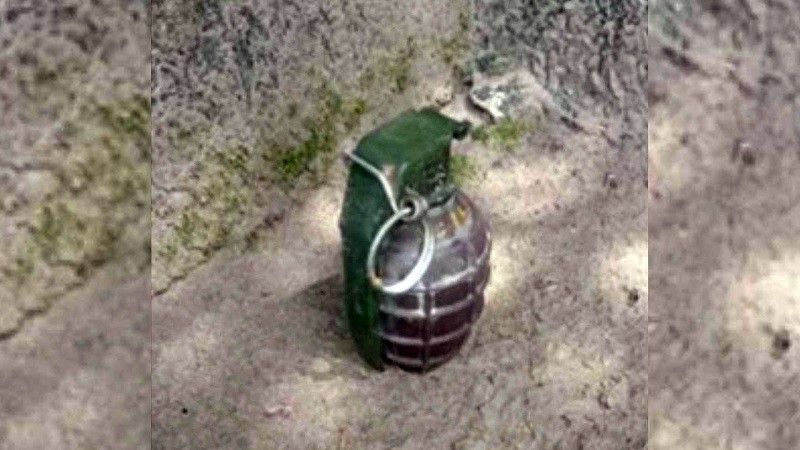 A hand grenade came up in the prison net