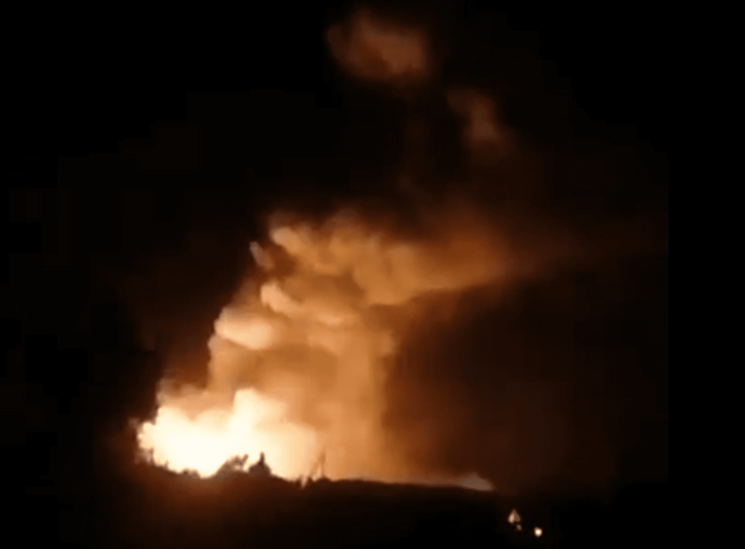 Russians Evacuated as Ukraine Drone Attack Sparks Chain of Explosions
