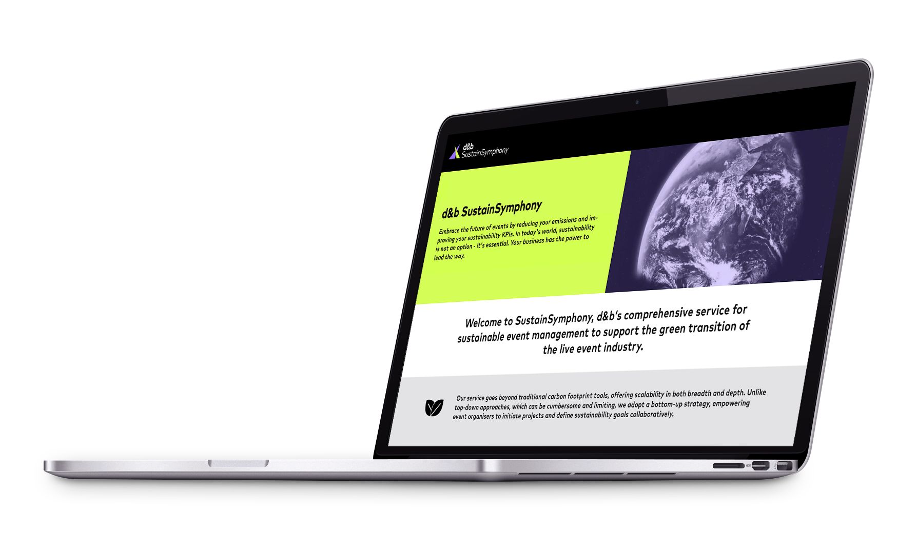 Explore d&b SustainSymphony at Event Sustainability Live