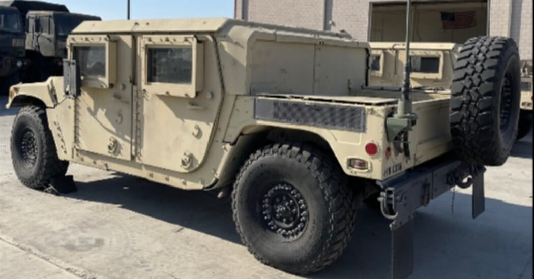 3 Humvees and Military Supplies Stolen From Army Reserve Warehouse