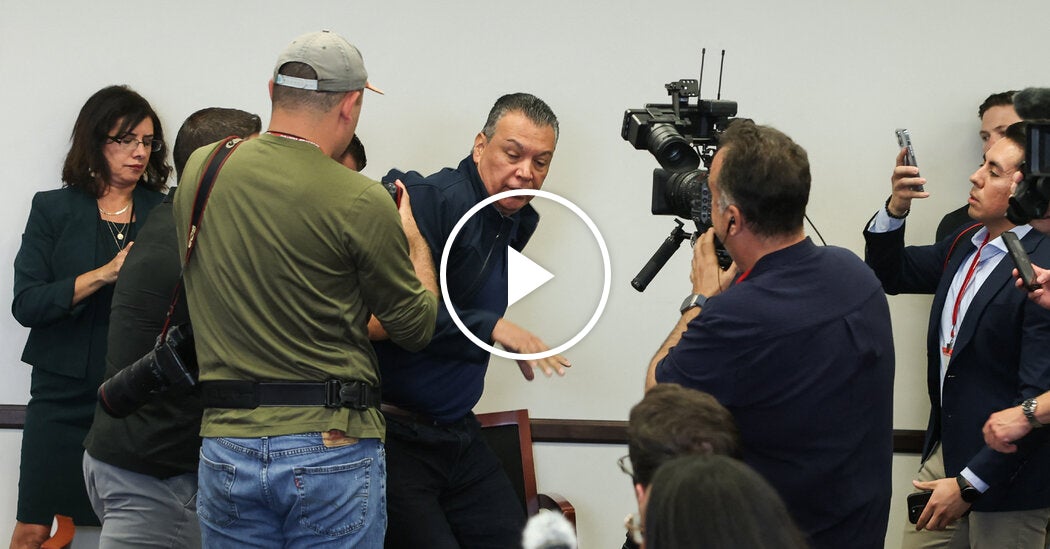 Senator Padilla Forcibly Removed After Confronting Noem