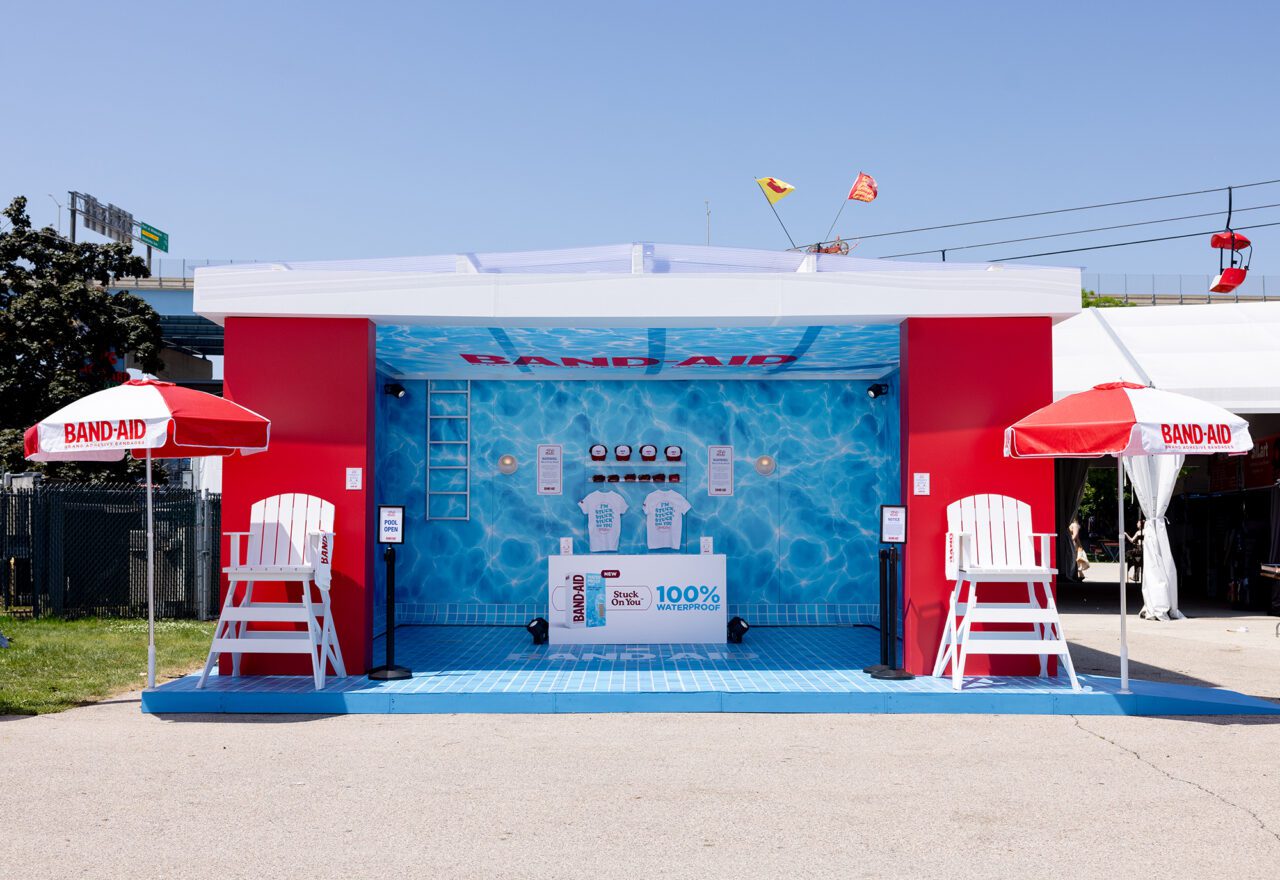 Band-Aid Makes Waves With a Pool-themed Pop-up at Summerfest
