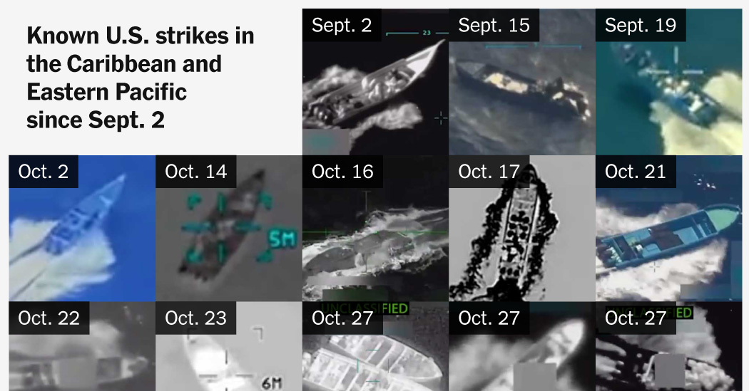 Tracking U.S. Military Killings in Boat Attacks