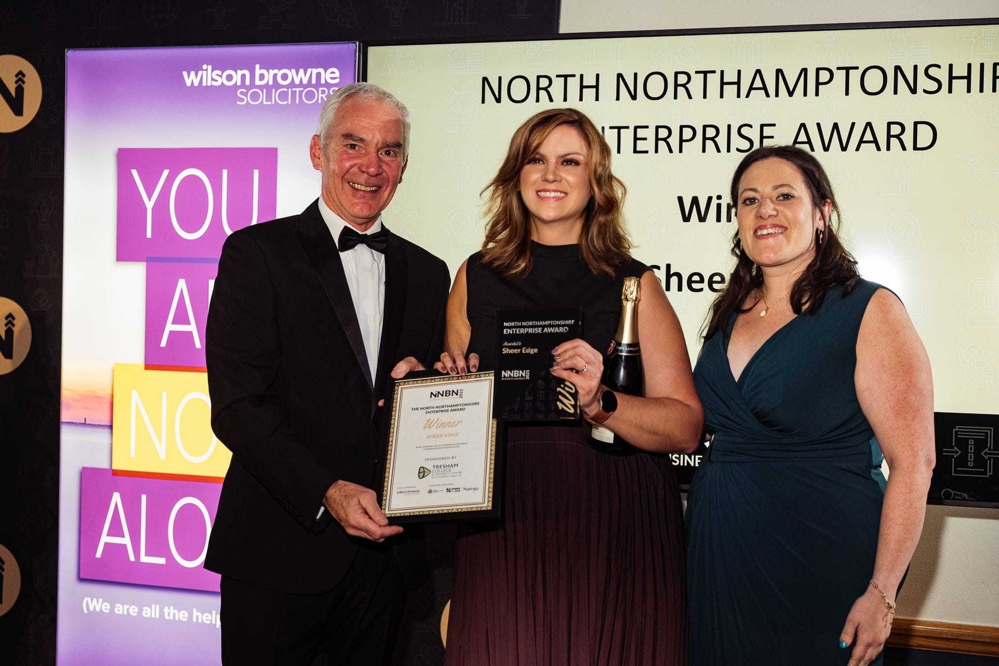 Sheer Edge celebrates win at the NNBN 2025 Awards