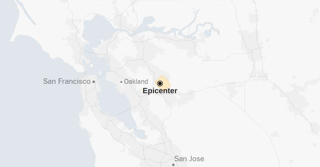 Small Earthquakes Strike San Francisco Bay Area