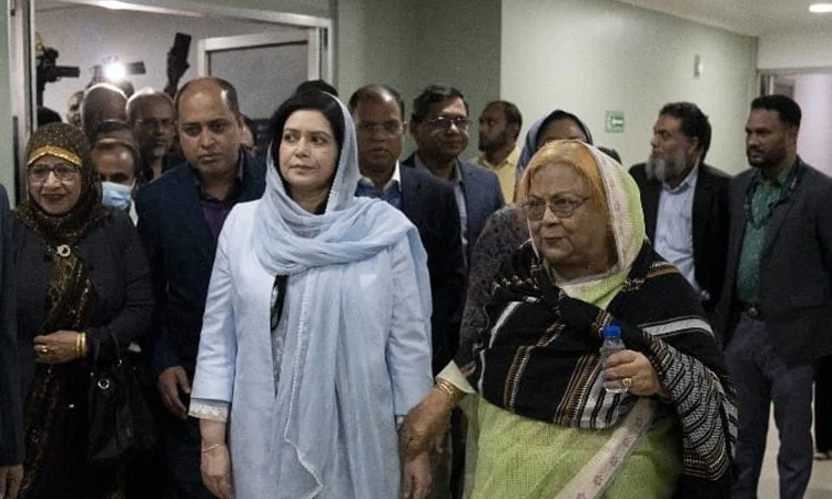 Dr Zubaida Rahman arrives in Dhaka