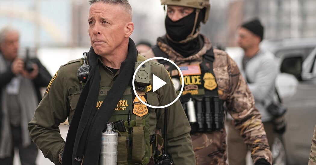 Border Patrol Official Gregory Bovino Is Set to Leave Minnesota