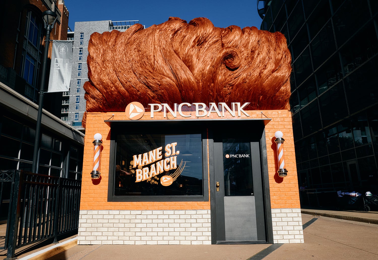 PNC Leans into Hockey Hair with a Barbershop Pop-up in Dallas