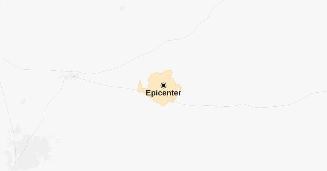 Map: 4.1-Magnitude Earthquake Shakes Southern California