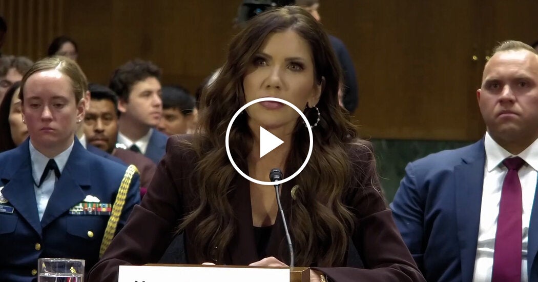 President Fires Noem as Homeland Security Secretary