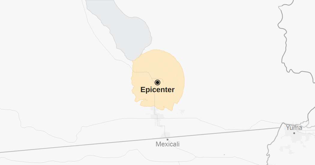 Maps: Earthquakes Shake Southern California